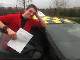 Passed after driving lessons from think drivnig school Freddie from Alton