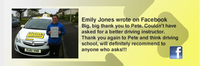 emily jones left this awsome review of pete labrum and think drivnig school