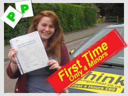 hannha from bracknell passed after drivng lessons with john mitchell adi
