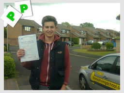 Dave passed after drivng lessons in farnborough with martin hurley