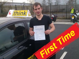 Becky from Bordon Passed after driving lessons from think drivnig school