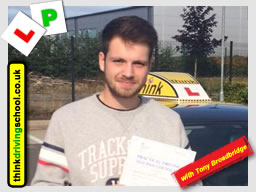 Passed with think driving school in August 2016