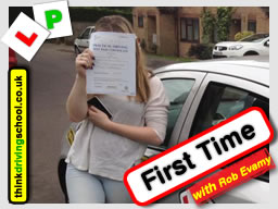 Passed with think driving school in September 2016