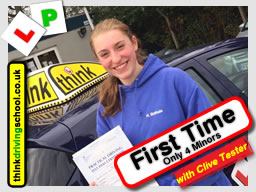 Passed with think driving school in October 2016