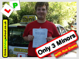 Passed with think driving school in October 2016