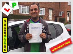Passed with think driving school in October 2016