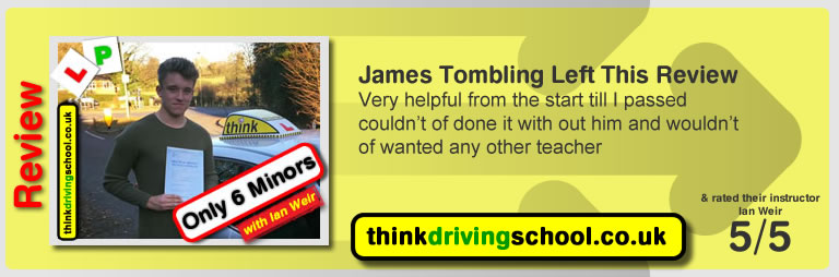 Passed with think driving school in November 2016