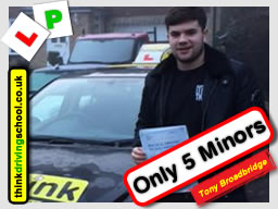 Passed with think driving school in December 2016