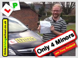 Passed with think driving school in January 2017