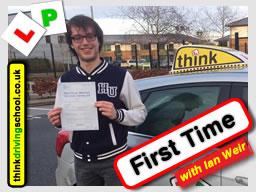 Passed with think driving school in January 2017 and left this review