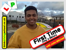 Passed with think driving school in January 2017 and left this review