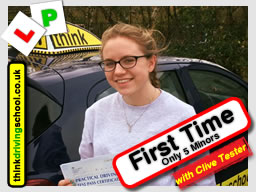 Passed with think driving school in March 2017