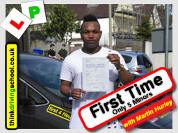 Passed with think driving school in April 2017 and left this review