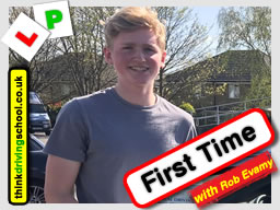 Passed with think driving school in April 2017 and left this review