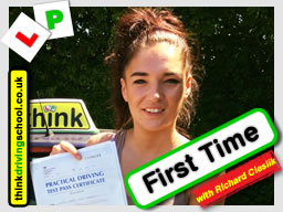 Passed with think driving school in May 2017 and left this review