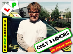 Passed with think driving school in June 2017 and left this review