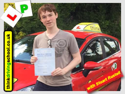 Passed with think driving school in June 2017 and left this review