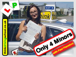 Passed with think driving school in August 2016