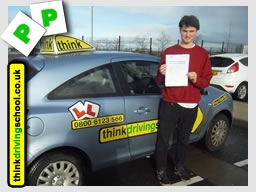 bhuan from guildfrod passed with jamie c at think driving school 