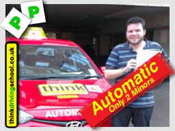 Automatic driving School Aldershot passed with think driving school 