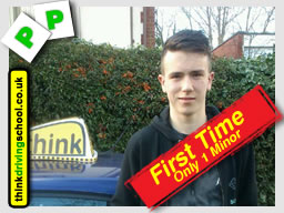 happy think driving school learner from guildford