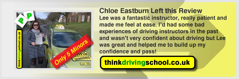 chloe eastburn from fareham left this review of driving instructor in fareham lee patterson