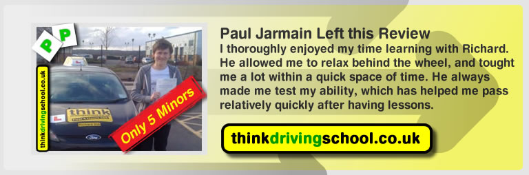 paul jarmain passed with richard young from bordon driving school