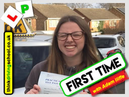 Passed with think driving school in Jauary 2018 and left this review