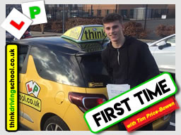 Passed with think driving school in Jauary 2018 and left this review