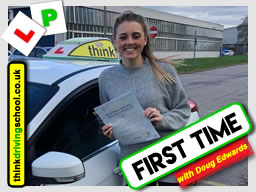 Passed with think driving school in February 2018 and left this review