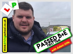 Passed with think driving school in February 2018 and left this review