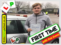 Passed with think driving school in February 2018 and left this review