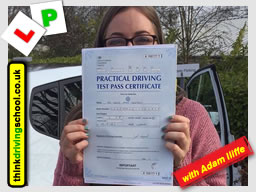 Passed with think driving school in March 2018 and left this 5 star review