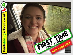 5 Star review of think Driving School Passed with think driving school in April 2018 and left this 5 star review