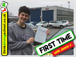 5 Star review of think Driving School Passed with think driving school in April 2018 and left this 5 star review