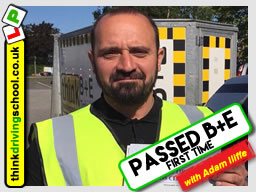 5 Star review of think Driving School Passed with think driving school in May 2018 and left this 5 star review