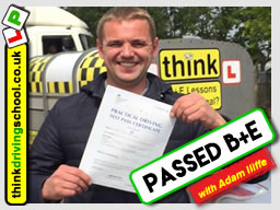 Congratulations Phillip from Hook on passing B+E today FIRST TIME (only 2 minor driver faults) after instruction with adam iliffe