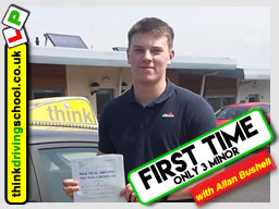 5 Star review of think Driving School Passed with think driving school in May 2018 and left this 5 star review