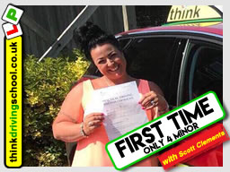 Passed with think driving school in May 2018 and left this 5 star review
