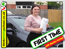 5 Star review of think Driving School Passed with think driving school in June 2018 and left this 5 star review