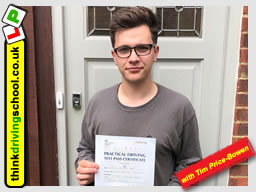 5 Star review of think Driving School Passed with think driving school in June 2018 and left this 5 star review