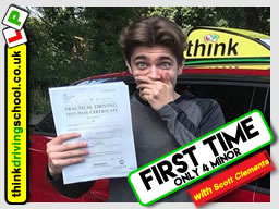 5 Star review of think Driving School Passed with think driving school in June 2018 and left this 5 star review