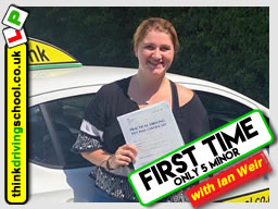 5 Star review of think Driving School Passed with think driving school in June 2018 and left this 5 star review