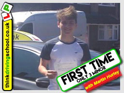 5 Star review of think Driving School Passed with think driving school in June 2018 and left this 5 star review