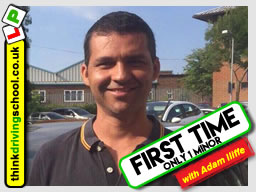 5 Star review of think Driving School Passed with think driving school in July 2018 and left this 5 star review