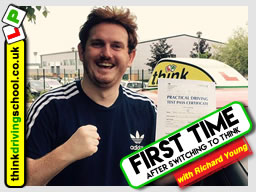 5 Star review of think Driving School Passed with think driving school in July 2018 and left this 5 star review