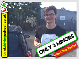 Passed with think driving school in July 2018 and left this 5 star review