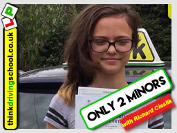 5 Star review of think Driving School Passed with think driving school in July 2018 and left this 5 star review