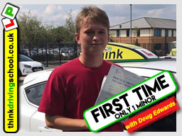 5 Star review of think Driving School Passed with think driving school in July 2018 and left this 5 star review