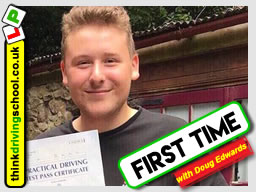 5 Star review of think Driving School Passed with think driving school in August 2018 and left this 5 star review